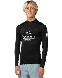 Rip Curl - Standard Hawaii Upf 50+ Performance Long Sleeve Rashguard - Lyst