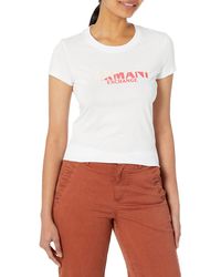 Emporio Armani - A | X Armani Exchange Crew Neck Slim Fit Colorblocked Logo T-shirt - Lyst