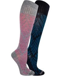 Dr. Scholls - Mesh Floral Knee High Compression 2 Pair Pack - Lyst