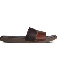 sperry leather sandals