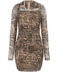 Guess - Eco Long Sleeve Square Neck Bernadette Dress - Lyst
