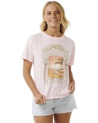 Rip Curl - Relaxed Fit Short Sleeve T-shirt - Lyst