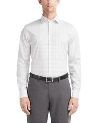 Calvin Klein - Dress Shirt Slim Fit Refined Cotton Stretch - Lyst