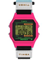 Timex - Blue Strap Digital Dial Pink - Lyst