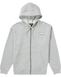 Volcom - Roundabout Zip Hoodie Fleece Sweatshirt - Lyst
