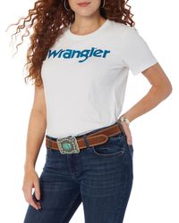 Wrangler - Short Sleeve Fitted Graphic T-shirt - Lyst