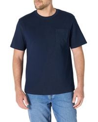Amazon Essentials - T-Shirt aus Schwerer Baumwolle mit Tasche in lockerer Passform - Lyst