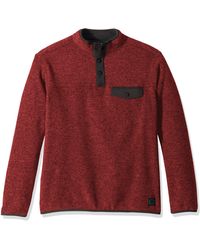 G.H Bass /& Co Mens Big and Tall Arctic Terrain Polar Fleece 1//4 Snap Mockneck Soft Pullover