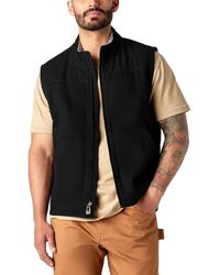 Dickies - Big & Tall Duck Canvas High Pile Fleece Lined Vest - Lyst