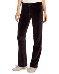 puma velour pants women's