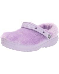 Crocs™ - Unisex Adult And Classic Fur Sure | Fuzzy Slippers Clog - Lyst