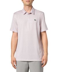 Lacoste - Sport Regular Fit Uv Protect Golf Polo Shirt - Lyst