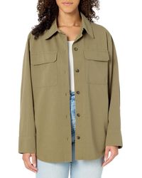 Vince - Women's Washed Cotton Shirt Jacket - Lyst