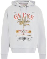Guess - Organic Cotton Palms Hoodie - Lyst