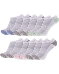 New Balance - Performance Cushioned No Show 12 Pair Pack - Lyst