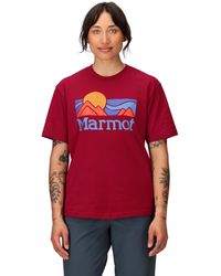 Marmot - Coastal Logo Short Sleeve T-shirt - Lyst