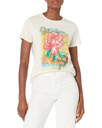 Guess - Short Sleeve Positano Rose Easy Tee - Lyst