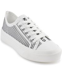 Karl Lagerfeld - Paris Cushioned Insole Everyday Giddeon-lace Up Sneaker - Lyst