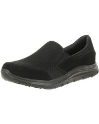 Skechers - Work Relaxed Fit Cozard Slip Resistant Slip On,black,us 6.5 W - Lyst