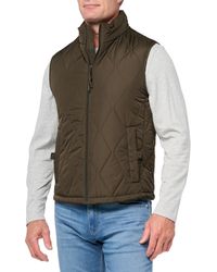 Andrew Marc - Short Water Resistant Hampden Vest Jacket Stretched Diamond Quilting - Lyst