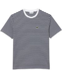 Lacoste - Striped T Shirt Junior - Lyst