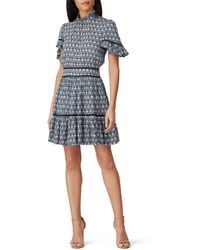Scotch & Soda - Rent The Runway Pre-loved Ladder Lace Printed Dress - Lyst