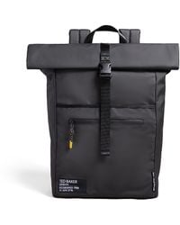 Ted Baker - Clime Rubberised Rolltop Backpack - Lyst