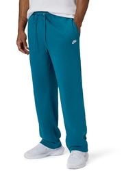 Nike - Club Open Hem Brushed Fleece Pants - Lyst