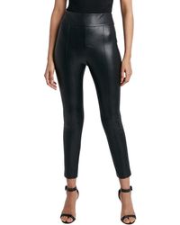 Aqua Paperbag - Waist Faux Leather 