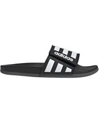 adidas - Mens Adilette Comfort Adjustable Slide Sandal - Lyst