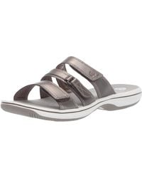 clarks women's brinkley lonna slide sandal