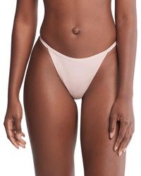 Calvin Klein - Ideal Micro Low Rise String Thong - Lyst