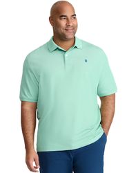 Izod - Big And Tall Advantage Performance Short Sleeve Polo Shirt - Lyst