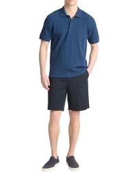 Vince - Varigated Texture Short Sleeve Polo - Lyst