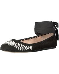 via spiga black flats