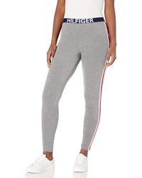 Tommy Hilfiger - Loungewear Retro Style Th Graphic Logo Pajama Bottom Legging Pant Pj - Lyst