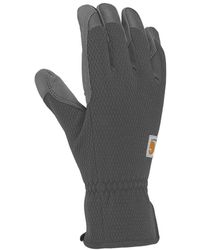 Carhartt - Large Steel Grey High Dexterity Padded Palm Touch Sensitive Long Cuff Glove - Lyst