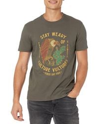 Lucky Brand - Mens Short Sleeve Crew Neck Culture Vulture Tee T Shirt - Lyst