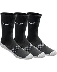 Saucony - Rundry Mesh Ventilating Comfort Fit Performance Crew Socks - Lyst