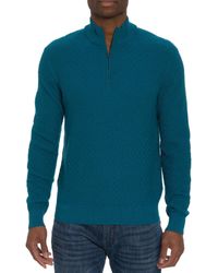 Robert Graham - 's Reisman 1/4-zip Long-sleeve Sweater - Lyst