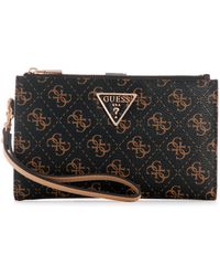 Guess - Laurel Dubbele Zip Organizer Portemonnee - Lyst