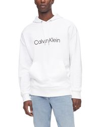 White Calvin Klein Hoodies for Men | Lyst
