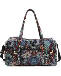 Vera Bradley - Cotton Large Travel Duffel Bag - Lyst
