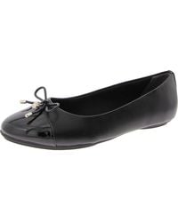 Anne Klein - Luci Faux Leather Slip On Flat Shoes - Lyst