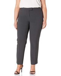 anne klein slim ankle pull on pants