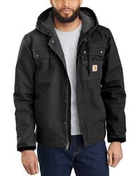Carhartt - Winterjacke Relaxed Fit Washed Duck Sherpa-Lined Utility Bartlett - Lyst
