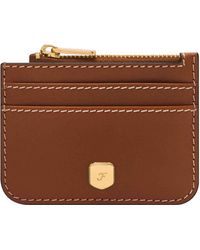 Fossil - Lennox Zip Card Case Wallet - Lyst