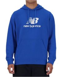 New Balance - Sport Essentials French Terry Logo Hoodie - Lyst