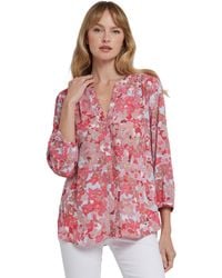 NYDJ - Pintuck Blouse - Lyst