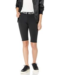 black true religion shorts womens